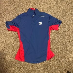 Reebok Blue and Red Men's Polo Shirt